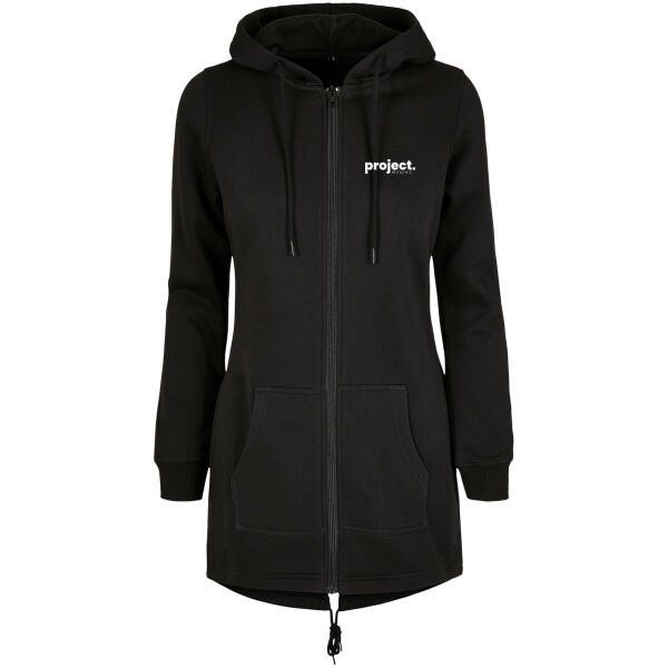 Women's sweat parka - printed Project Revive in white Thumbnail