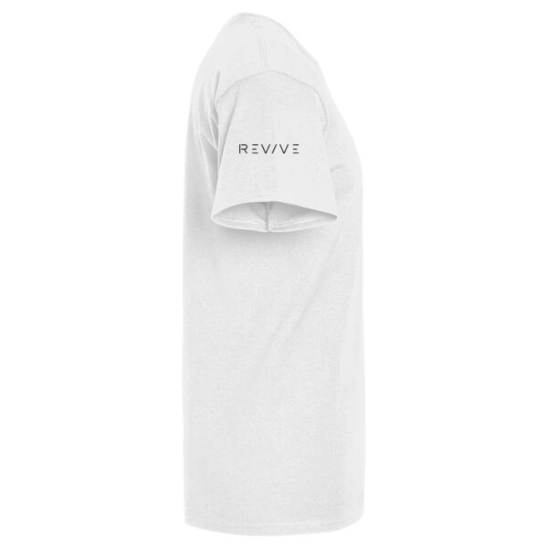 AWDis 240 boxy cropped T - printed Revive right sleeve in black Thumbnail