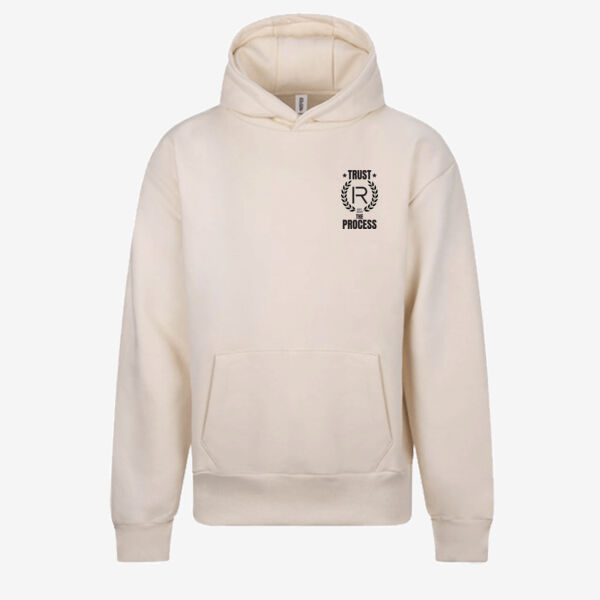 Signature heavyweight hoodie - printed Trust in black Thumbnail