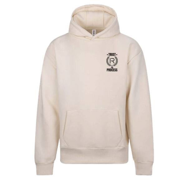 Signature heavyweight hoodie - printed Trust in black Thumbnail
