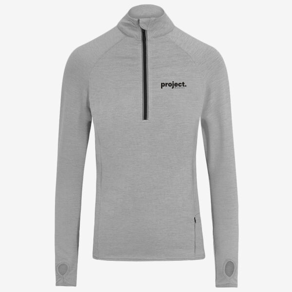 Cool Flex long half-zip top - printed Project Revive in black Thumbnail
