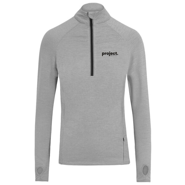 Cool Flex long half-zip top - printed Project Revive in black Thumbnail