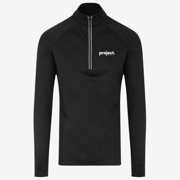 Cool Flex long half-zip top - printed Project Revive in white Thumbnail