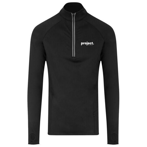 Cool Flex long half-zip top - printed Project Revive in white Thumbnail