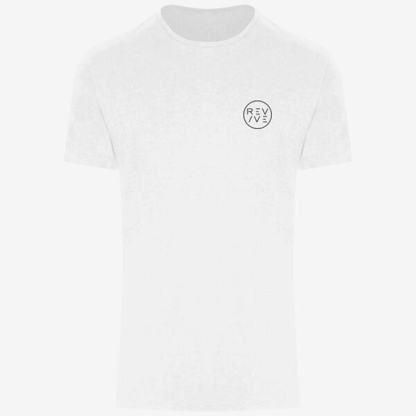 Cool urban fitness T - printed Revive Circle with Revive at right sleeve in black Thumbnail