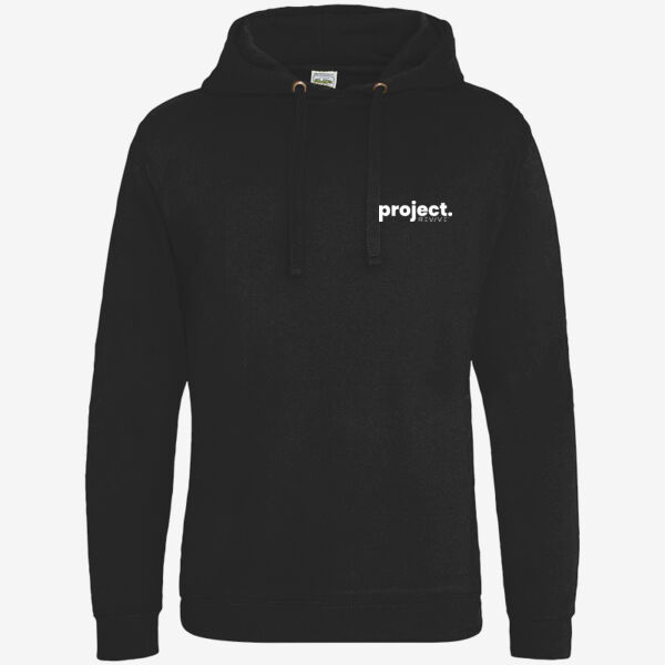 Epic print hoodie - printed Project Revive in white Thumbnail