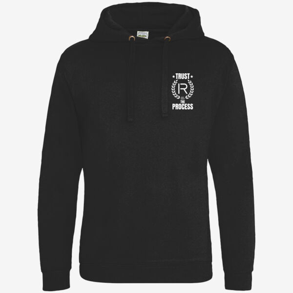 Epic print hoodie - printed Trust in white Thumbnail
