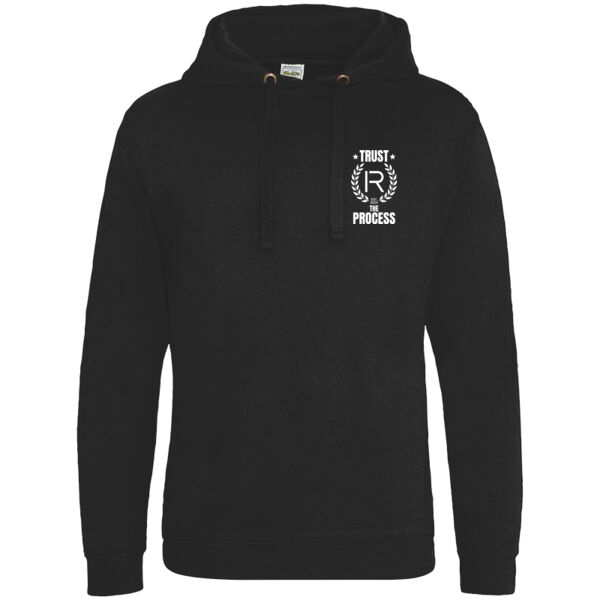 Epic print hoodie - printed Trust in white Thumbnail