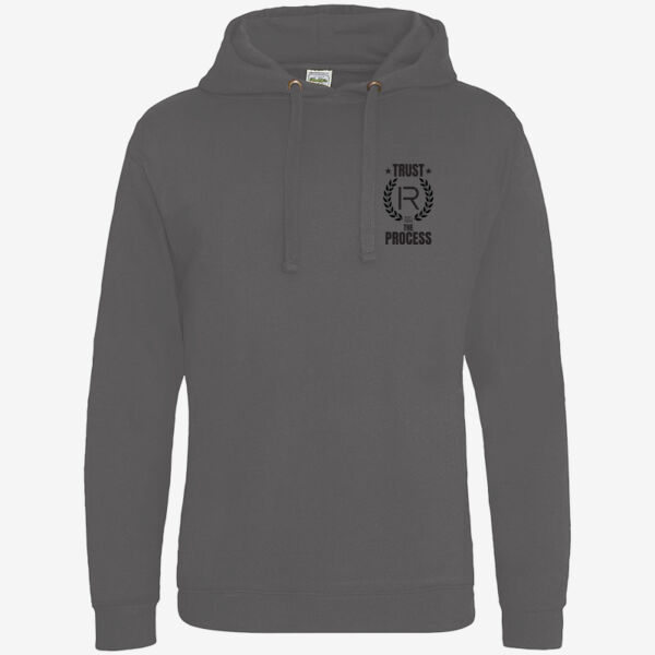 Epic print hoodie - printed Trust in black Thumbnail