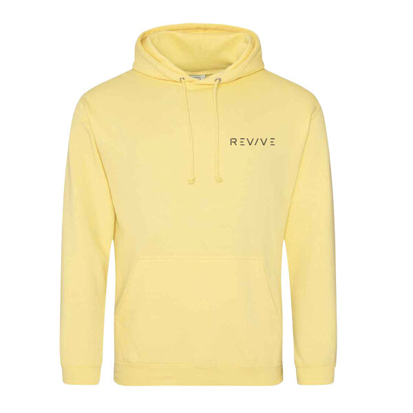 College hoodie - printed Revive in black Thumbnail