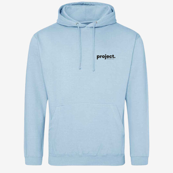 College hoodie - printed Project Revive in black Thumbnail