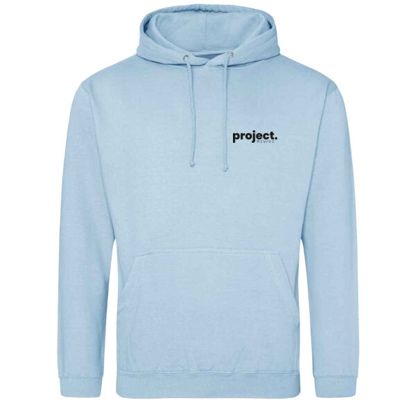 College hoodie - printed Project Revive in black Thumbnail