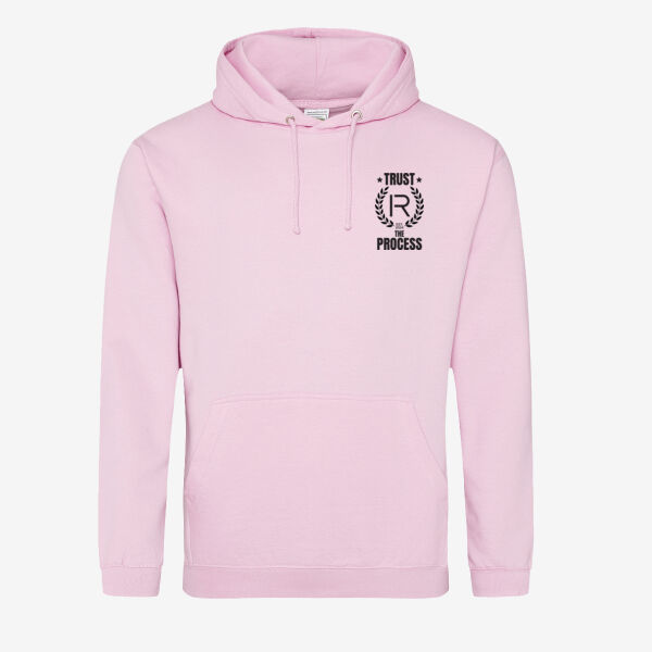 College hoodie - printed Trust in black Thumbnail