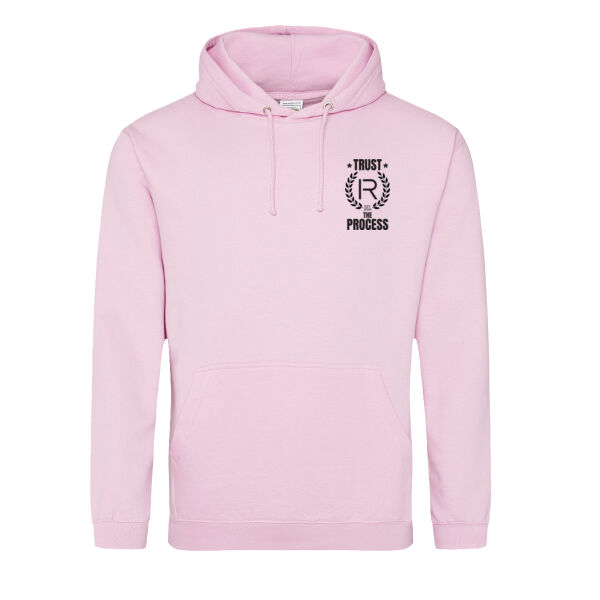 College hoodie - printed Trust in black Thumbnail