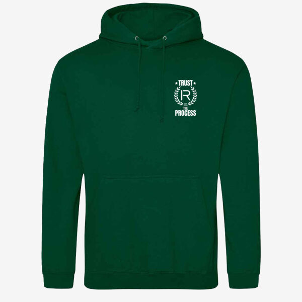 College hoodie - printed Trust in white Thumbnail