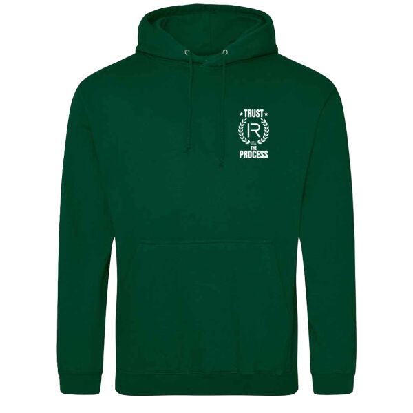 College hoodie - printed Trust in white Thumbnail