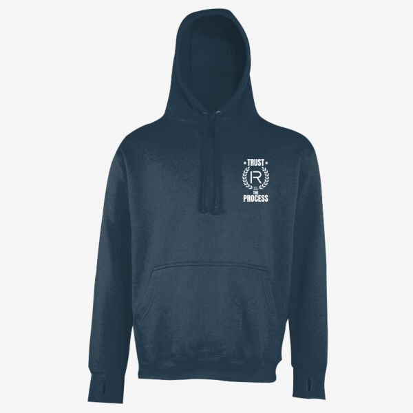 Street hoodie - printed Trust in white Thumbnail