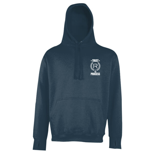 Street hoodie - printed Trust in white Thumbnail