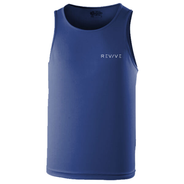Cool vest - printed Revive in white Thumbnail