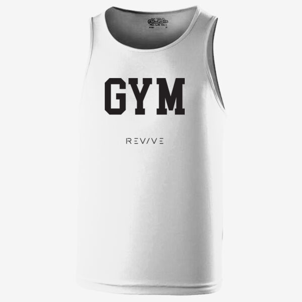 Cool vest - printed GYM Revive in black Thumbnail