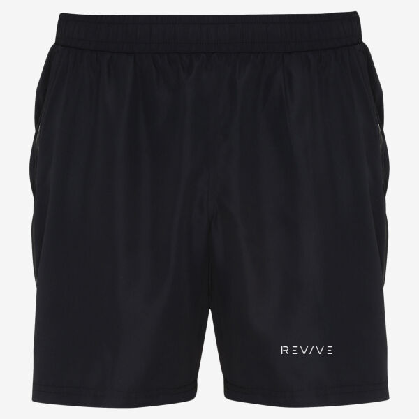 Men's TriDri® training shorts - printed Revive in white Thumbnail