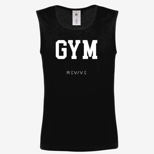 B&C Athletic move - printed GYM Revive in white Thumbnail