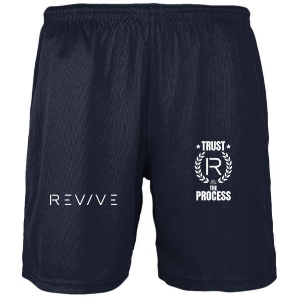 Cool shorts - printed Trust and Revive in white Thumbnail