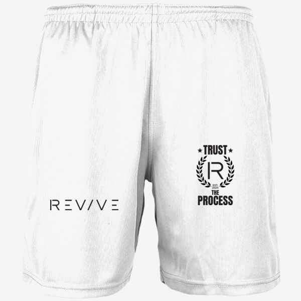 Cool shorts - printed Trust and Revive in black Thumbnail