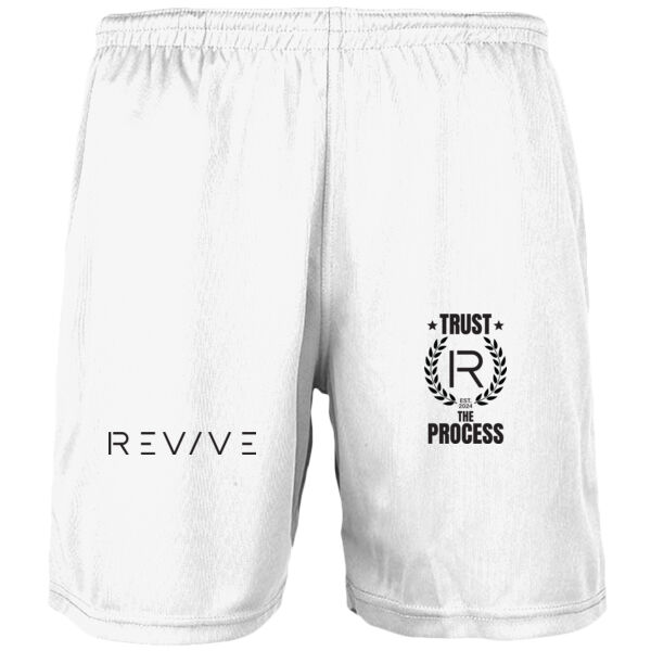 Cool shorts - printed Trust and Revive in black Thumbnail