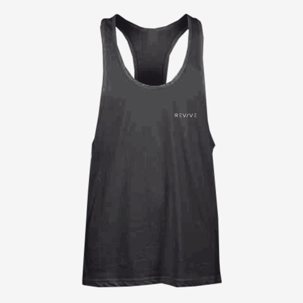 Muscle vest - printed Revive in white Thumbnail