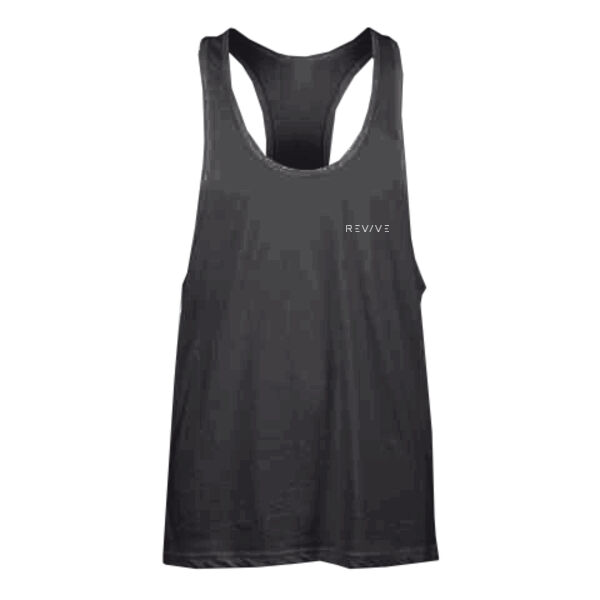 Muscle vest - printed Revive in white Thumbnail