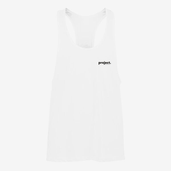 Muscle vest - printed Project Revive in black Thumbnail