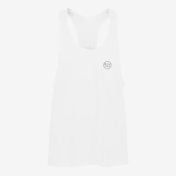 Muscle vest - printed Revive Circle in black Thumbnail