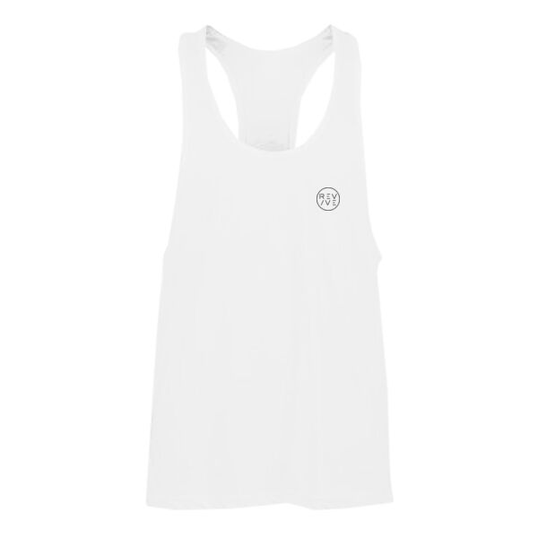 Muscle vest - printed Revive Circle in black Thumbnail