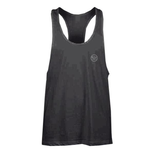 Muscle vest - printed Revive Circle in white Thumbnail